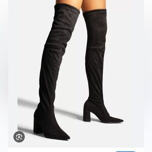 NWT AREZZO STRETCH SUEDE OVER KNEE BOOT 6.5